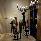 H220cm RENO DECORATIVO/ CON LAMPARA