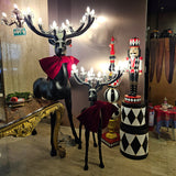 H220cm RENO DECORATIVO/ CON LAMPARA