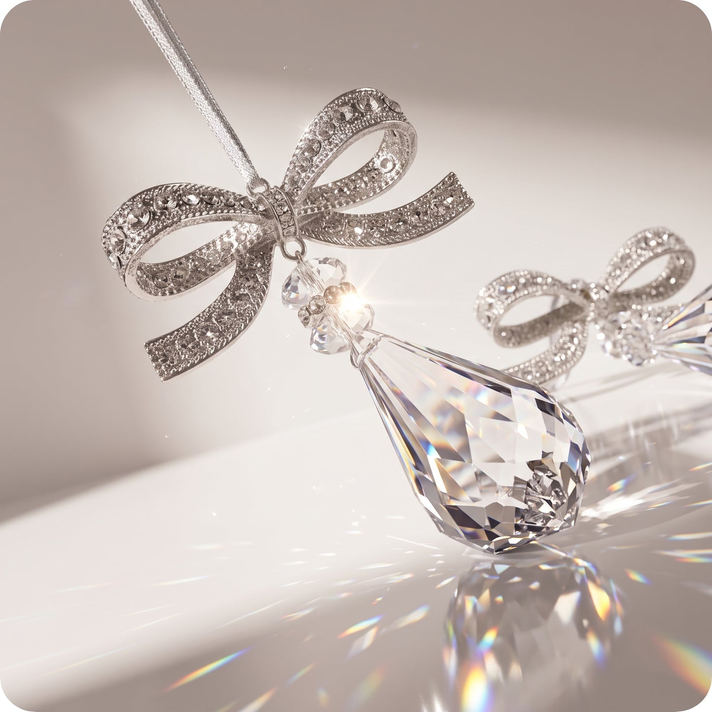 Esfera de gota con moño