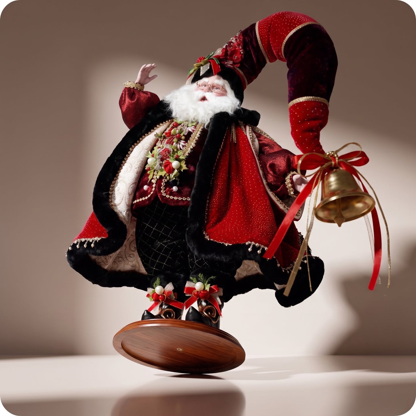Ruby red santa