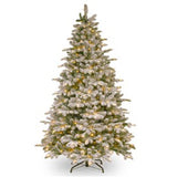 ARBOL DE NAVIDAD VERDE CLARO PVC CON NIEVE, w/760 LUZ CALIDA, H300cm/2530T