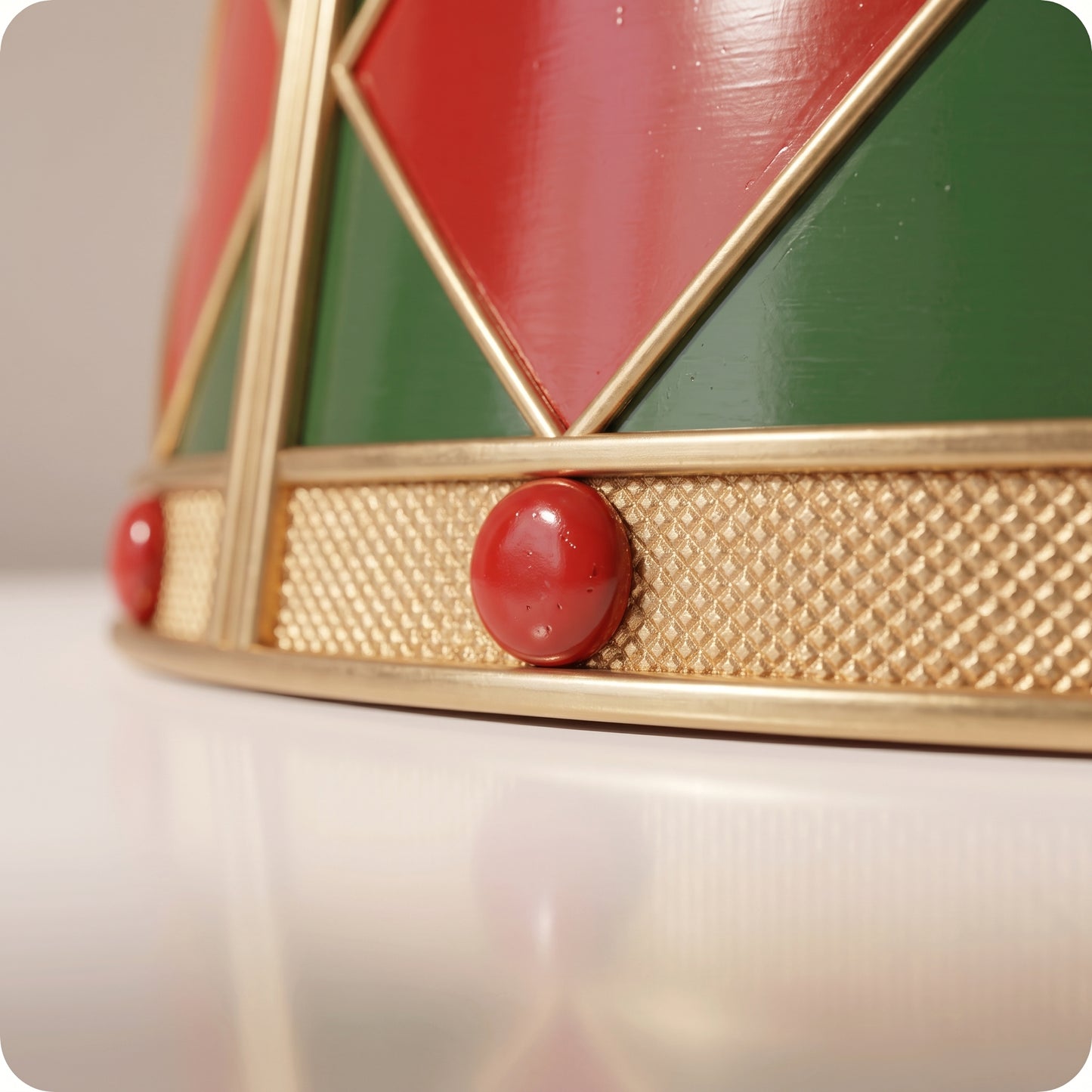 Base de metal harle quin