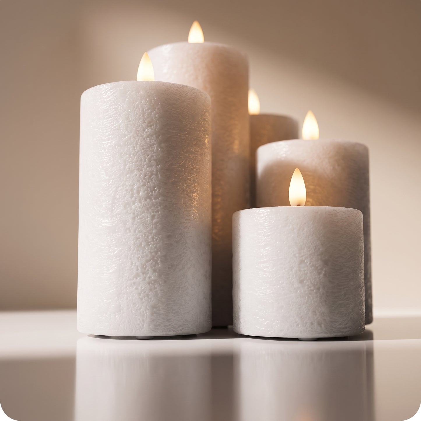 Vela aromatizantes blancas electricas