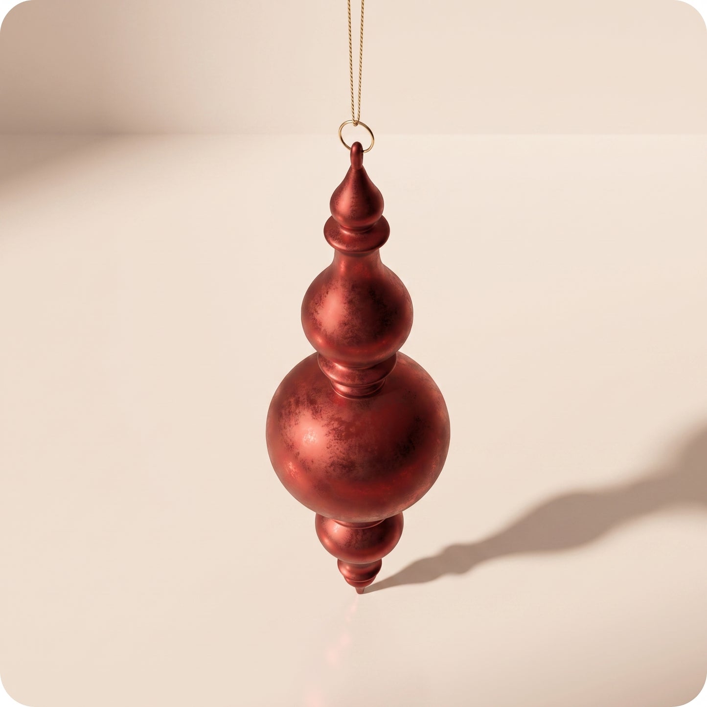 Remate antiguo lavado aromático rojo