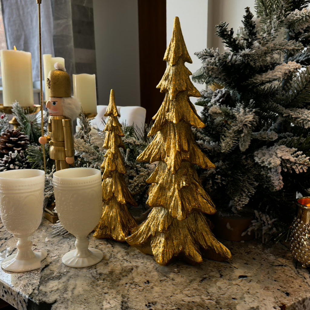 ARBOL RESINA DORADO 69 CM