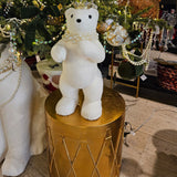 SET DE TAMBORES DORADOS, H25/35/45cm,Double used as stand and pots.