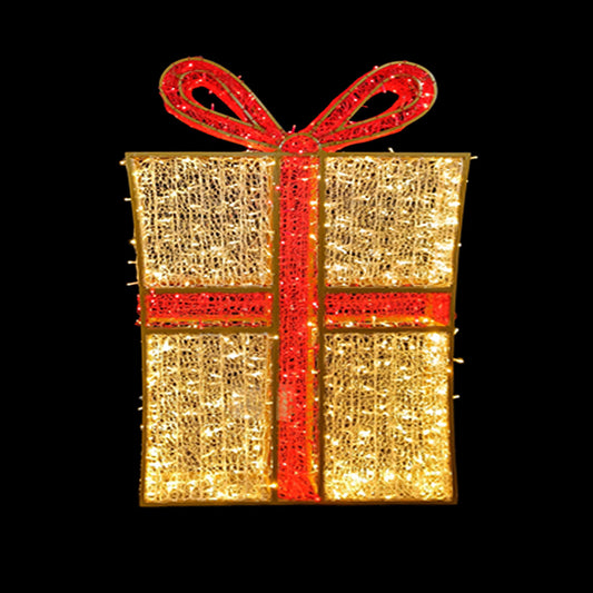 REGALO CON LUZ LED
Color:  Warm white with 10% flash LED
Indoor & Outdoor Use
UV resistance, 100% waterproof
Item Voltage: 24V DC IP65