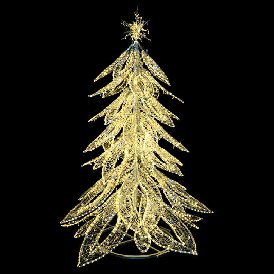 CHRISTMAS TREE CON LUZ LED 
Color:  1485L Warm white with 10% flash LED
Indoor & Outdoor Use
UV resistance, 100% waterproof
Item Voltage: 24V DC IP65