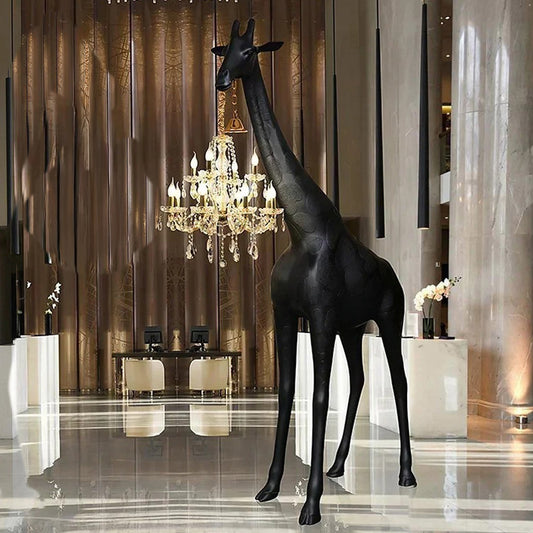 H180 JIRAFA DECORATIVA/ CON CANDELABRO