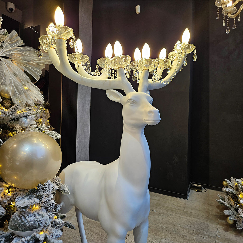 H130cm RENO DECORATIVO/ CON LAMPARA ELF9128-1W