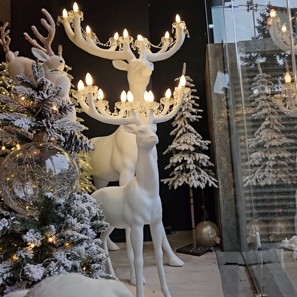 H220cm RENO DECORATIVO/ CON LAMPARA