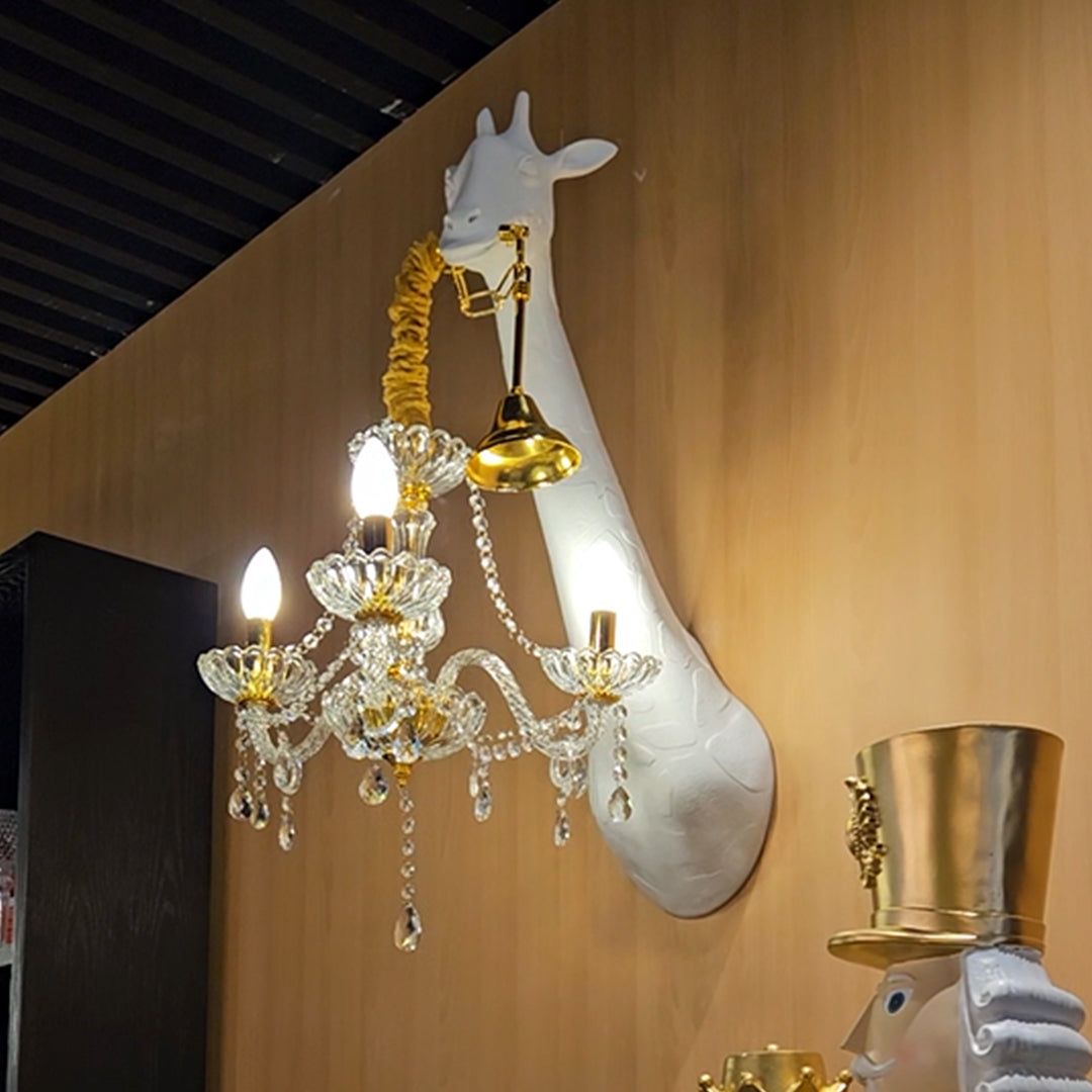 H75 JIRAFA PARA PARED/ CON CANDELABRO