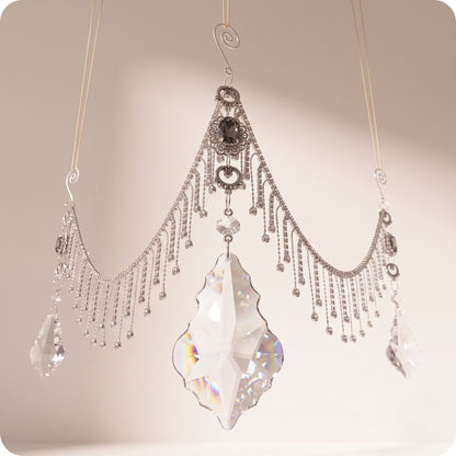Guirnalda colgante de cristal