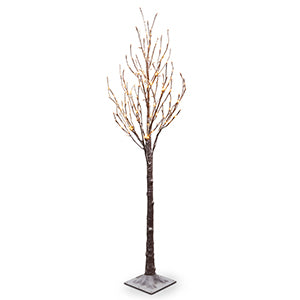 ARBOL SNOWY CON LUCES 168 CM