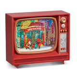 TV RETRO DE AGUA ILUMINADA CON MUSICA