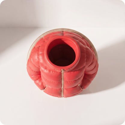 Florero de chamarra de esquí