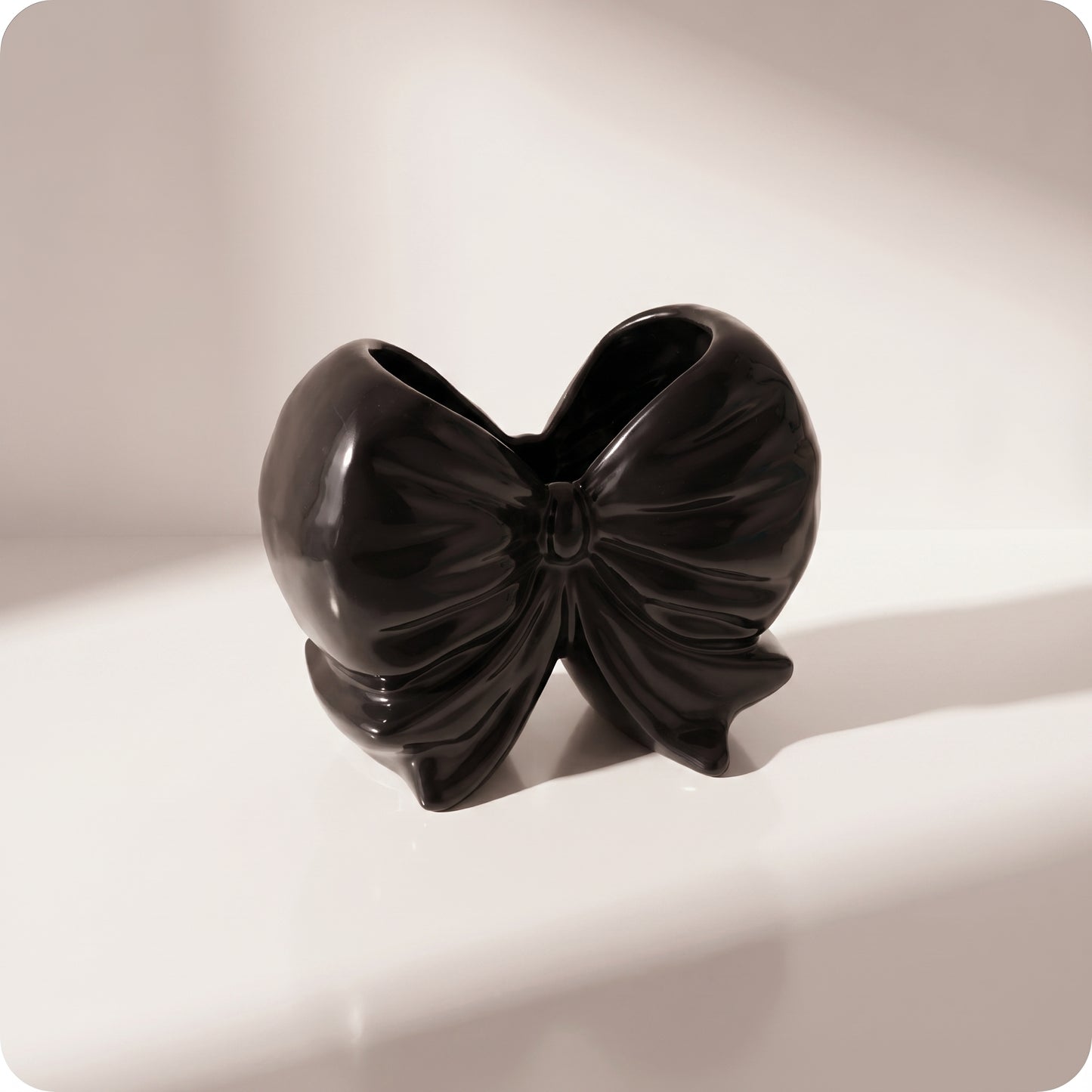 Moño de resina negro