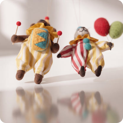 Set de 2 esferas de osos de circo