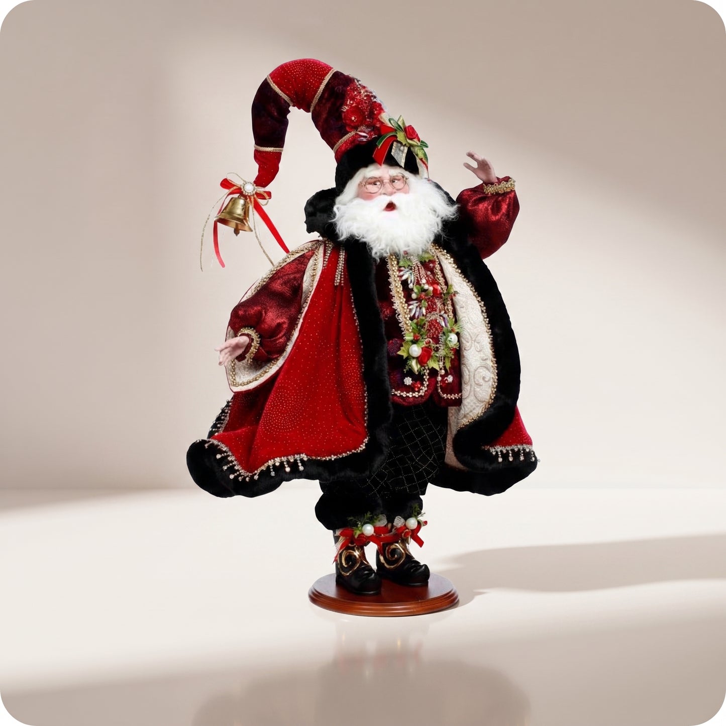 Ruby red santa