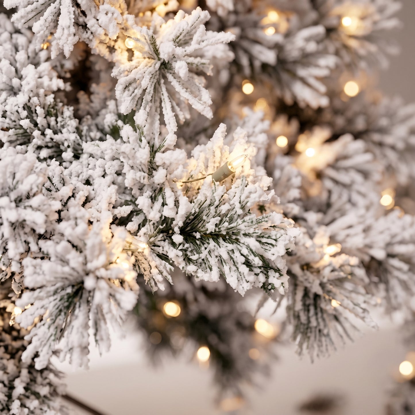 Árbol de abeto de islandia, flockeo
