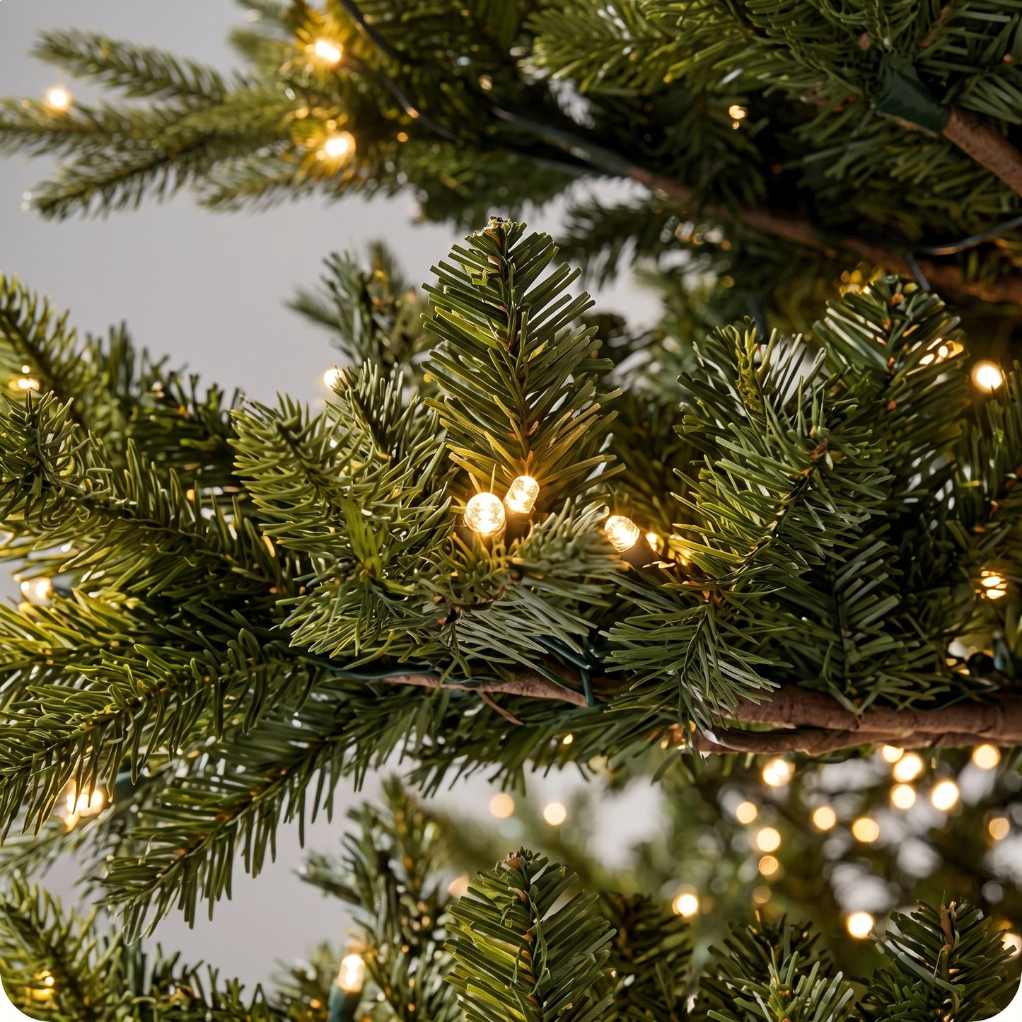 Árbol de navidad verde con 580 luces leds