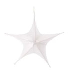 ESTRELLA BLANCA 3 D CON LUZ LED 81.5 CM USA BATERIAS