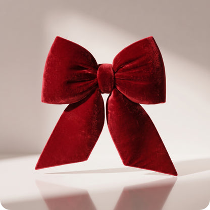 Moño clasico rojo, 46 x 38 cm.