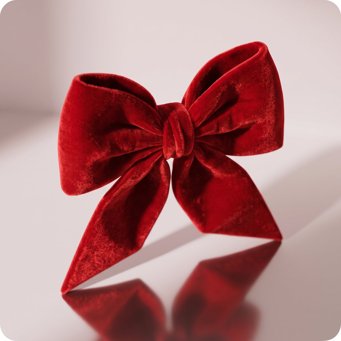 Moño clasico rojo, 46 x 38 cm.