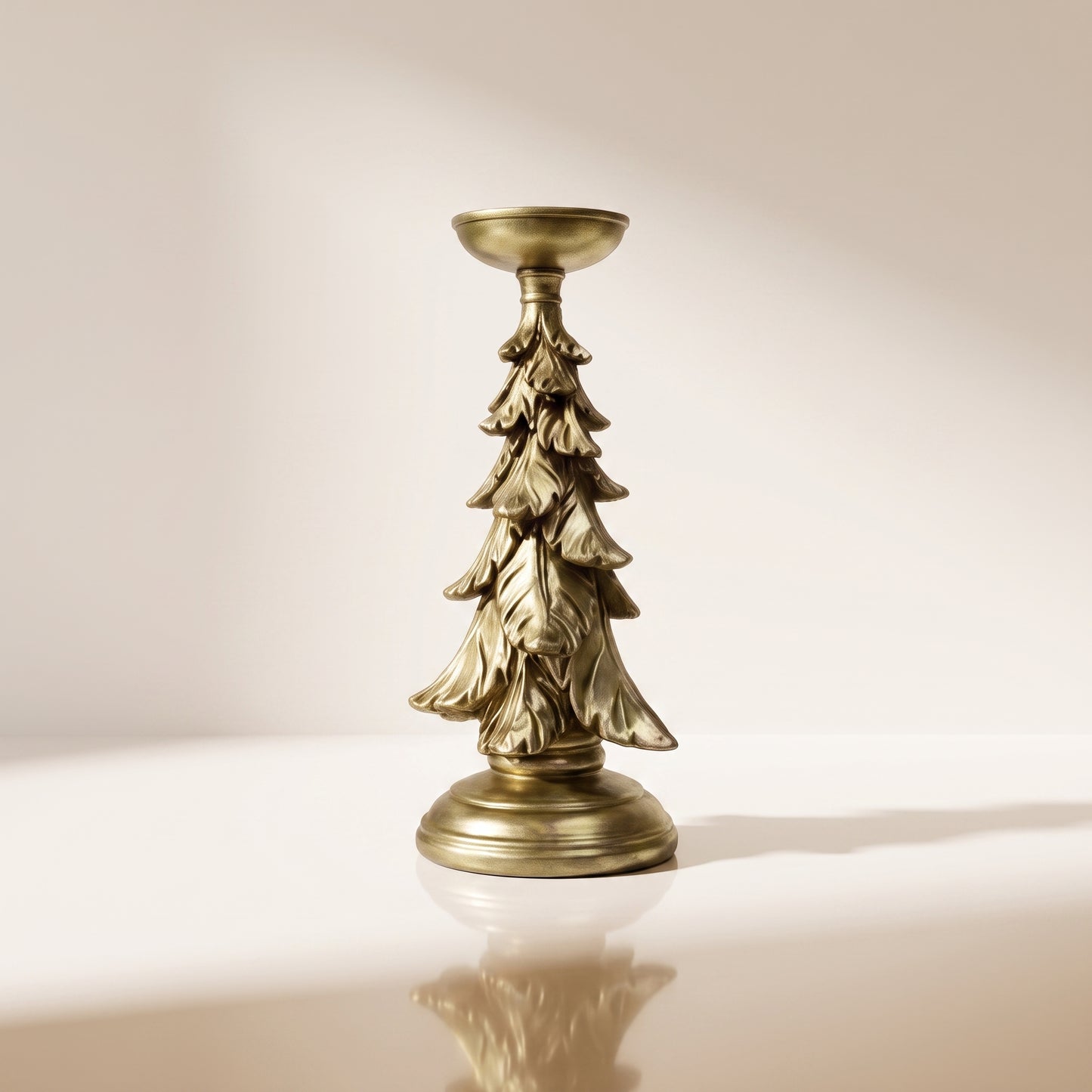 Candelabro tipo árbol dorado g