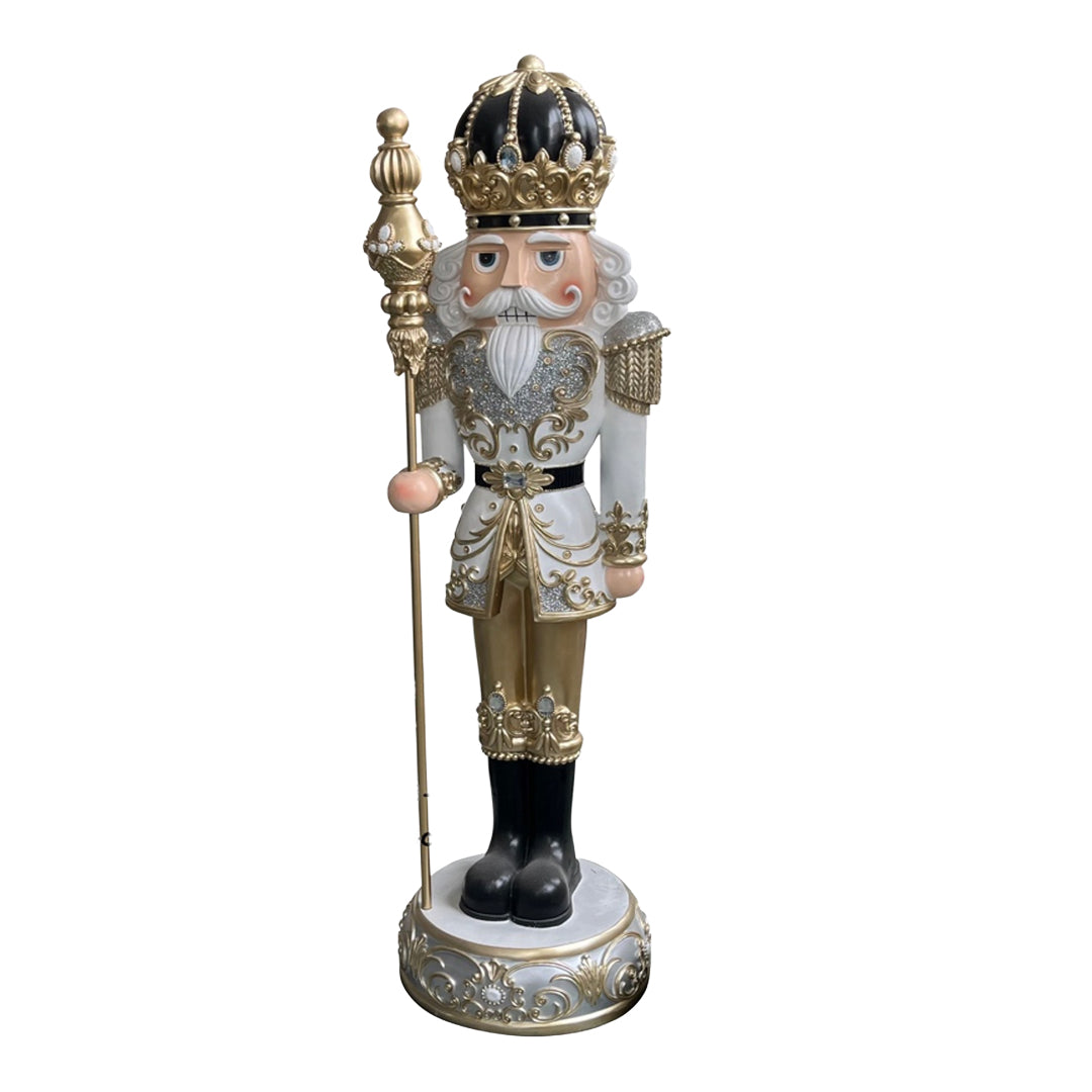 CASCANUEZ BLANCO CON DORADO 184 CM