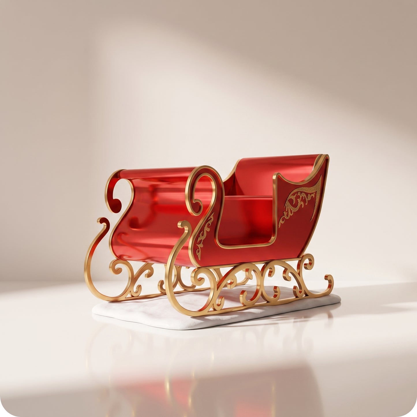 Trineo de santa claus gigante