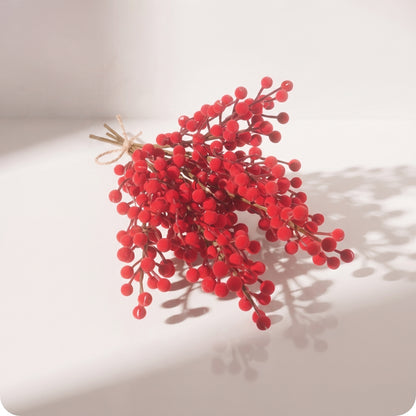 Rama de berries rojas
