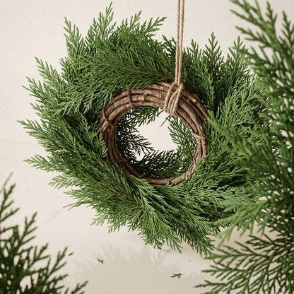 Anillo para velas Arborvitae TT verde