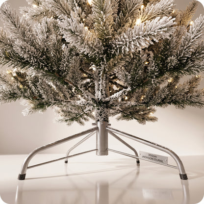 Árbol nevado jackson dural con luz led