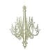 CANDELABRO CHAMPAGNE CON GLITT  61 CM ALTO