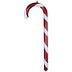 CANDY CANE ROJO/BLANCO CON GLITTER 92 CM