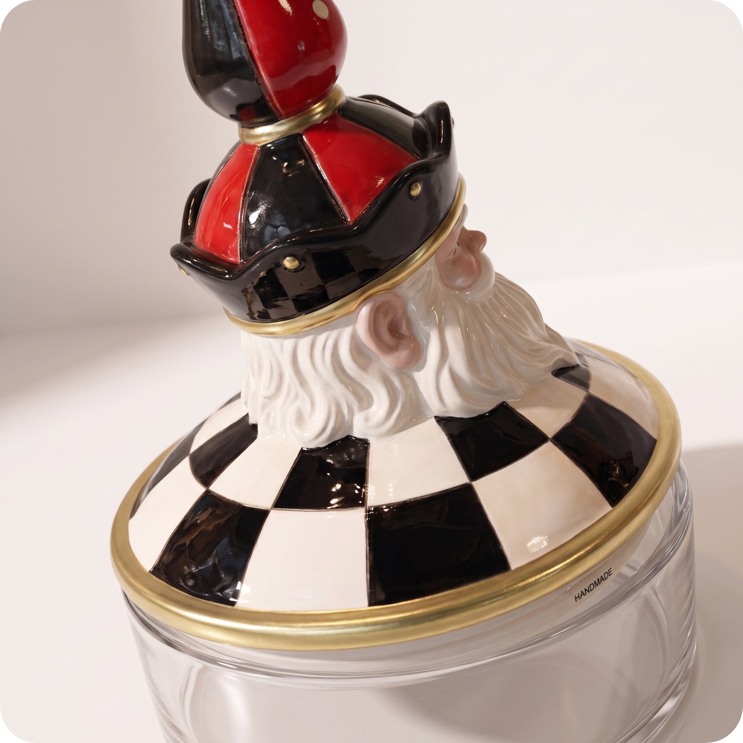 Tarro navidad decorativo multicolor de Santa Claus