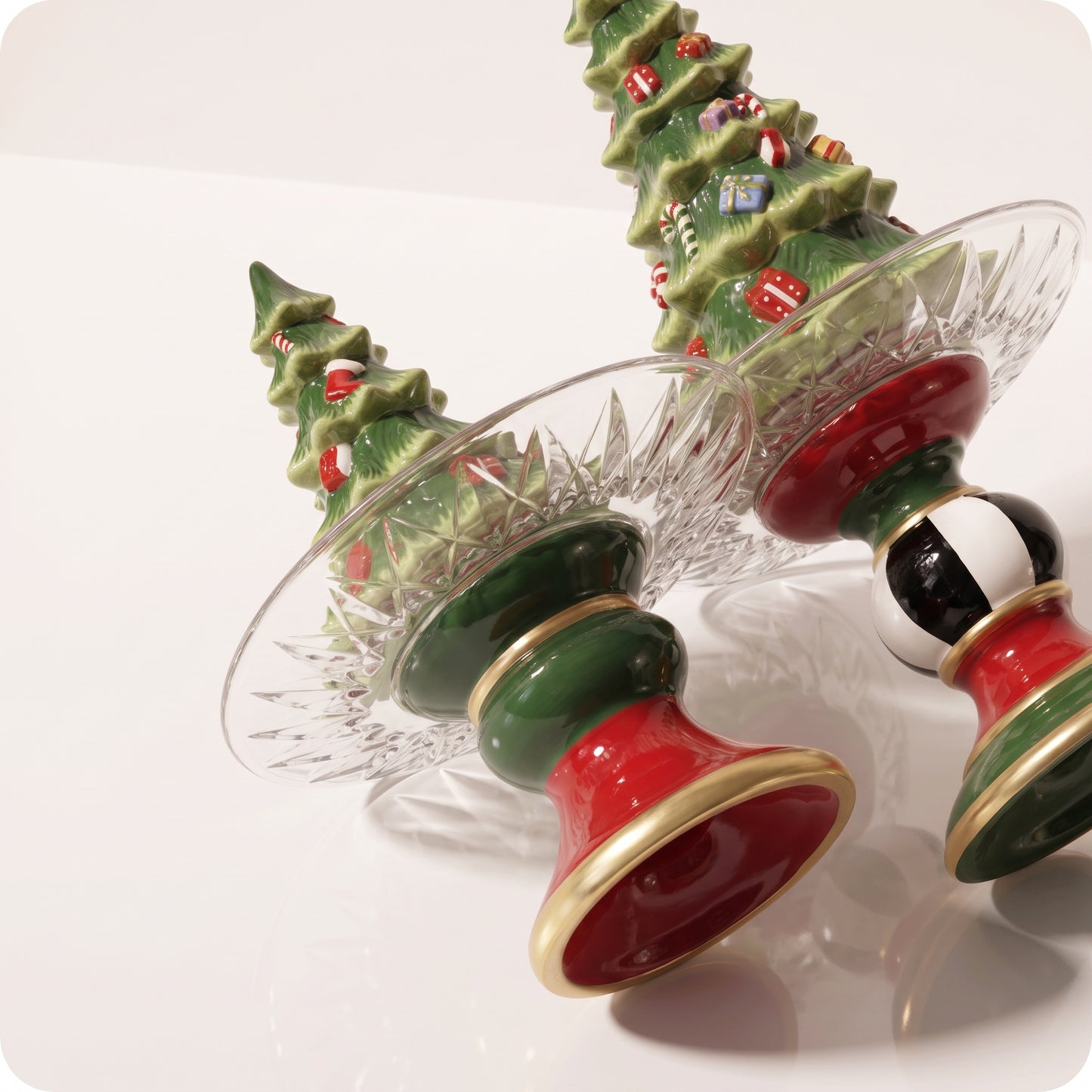 Tarro navidad decorativo multicolor de árbol navideño