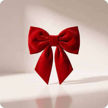 Moño rojo exterior