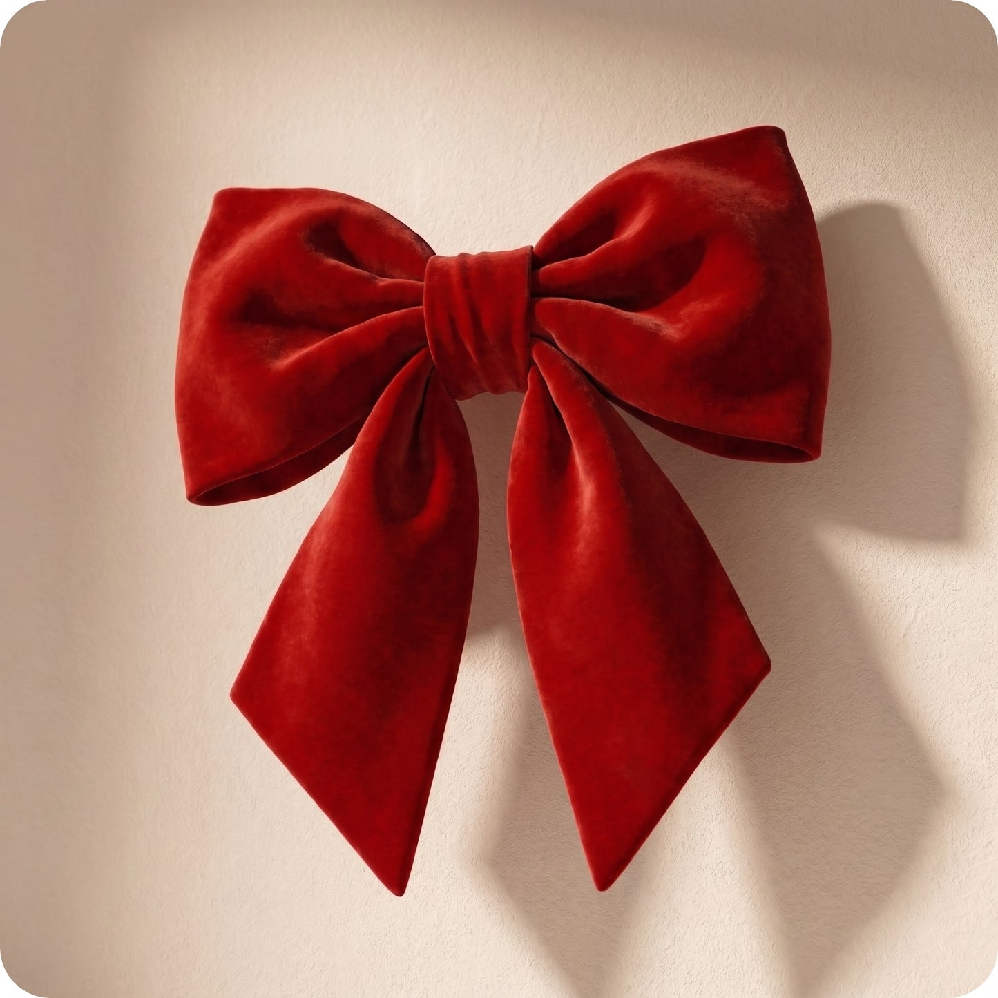 Moño rojo exterior