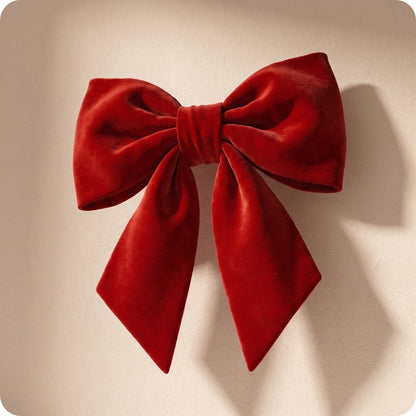 Moño rojo exterior