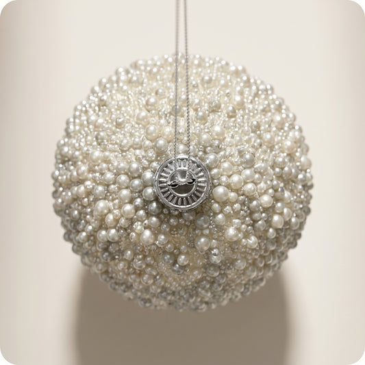 Esfera con glitter mtlc