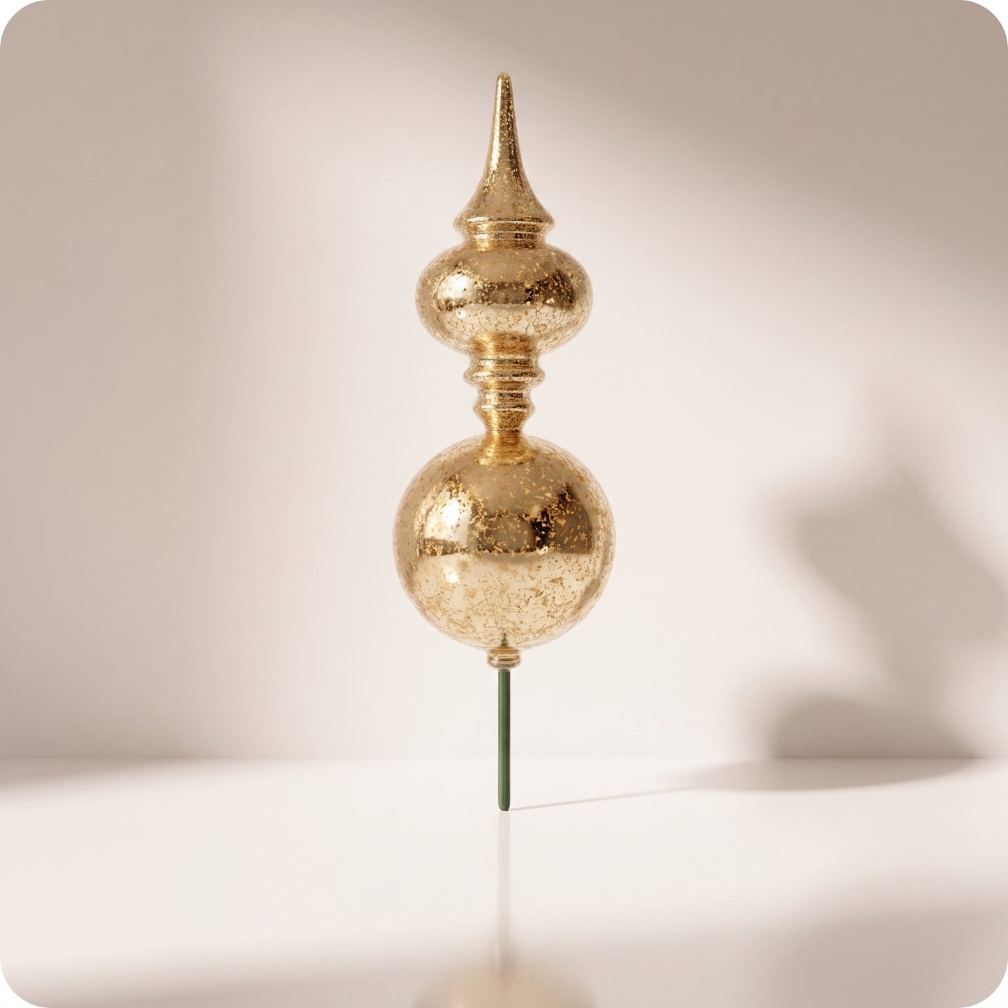 Esfera dorada mercury finial stake 61 cm