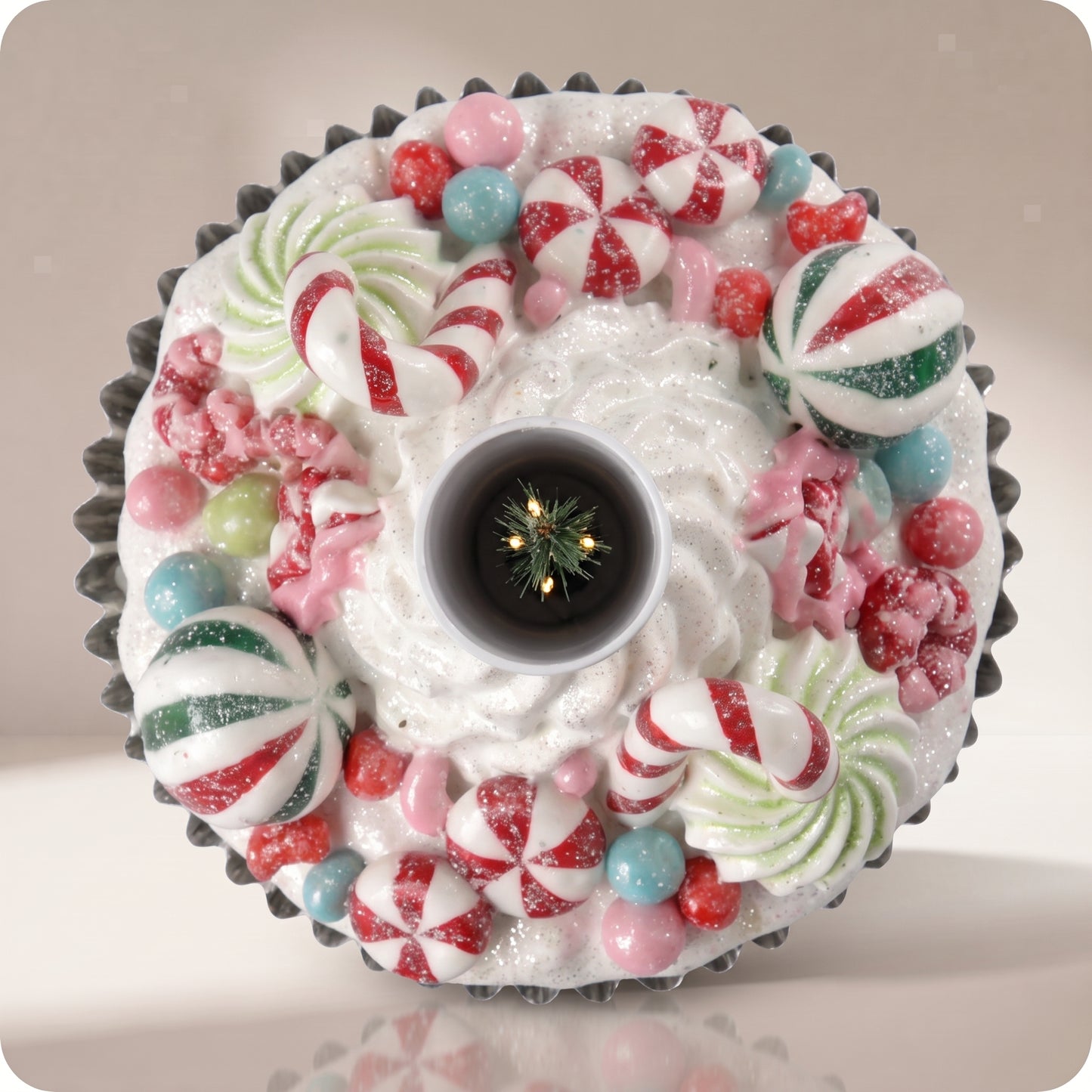 Base para árbol candy cupcake