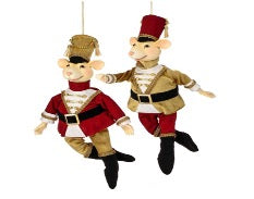 SET DE 2 RATON DANCING SOLDIER 20.4 CM