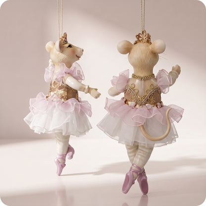Esfera ratón ballerina con tutú 20 cm