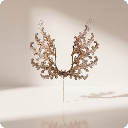 Esfera alas de angel metalicas 58 cm