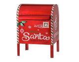 BUZON DE METAL"LETTERS TO SANTA" 52.5 CM