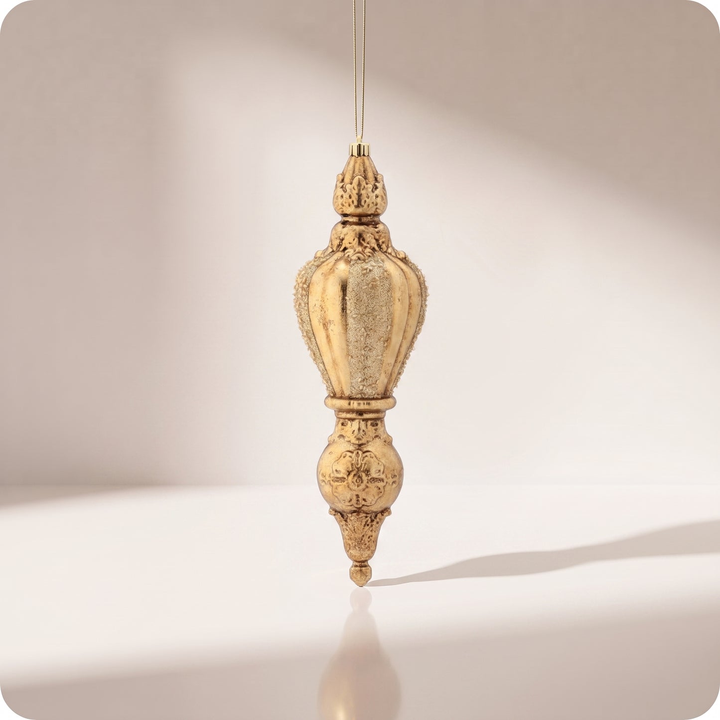 Esfera antigua de dorado viejo 31 cm