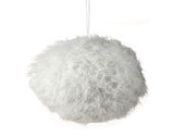 ESFERA SNOW FAUX FUR BLANCA 20.5 CM